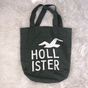 Hollister Hunter green bag